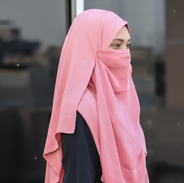 DOUBLE LOOP HIJAB WITH NIQAB