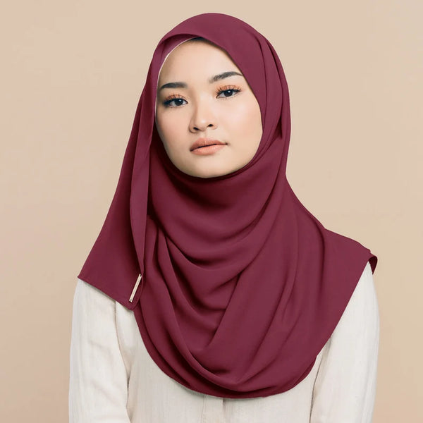 GEORGETTE HIJAB WITH 2 LOOP