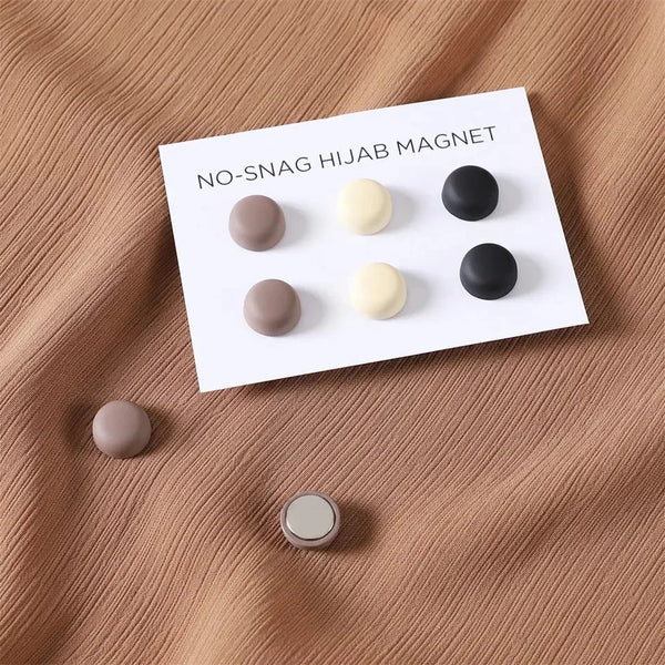 MATTE PASTEL HIJAB MAGNETS - (SINGLE PAIR)